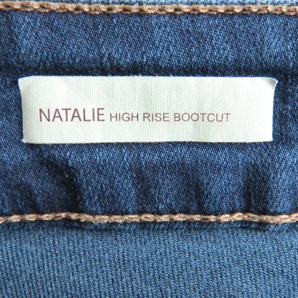 Kut from the Kloth Natalie Bootcut Flap Pocket Dark Wash Stretch Jeans Size 2 - Picture 12 of 16